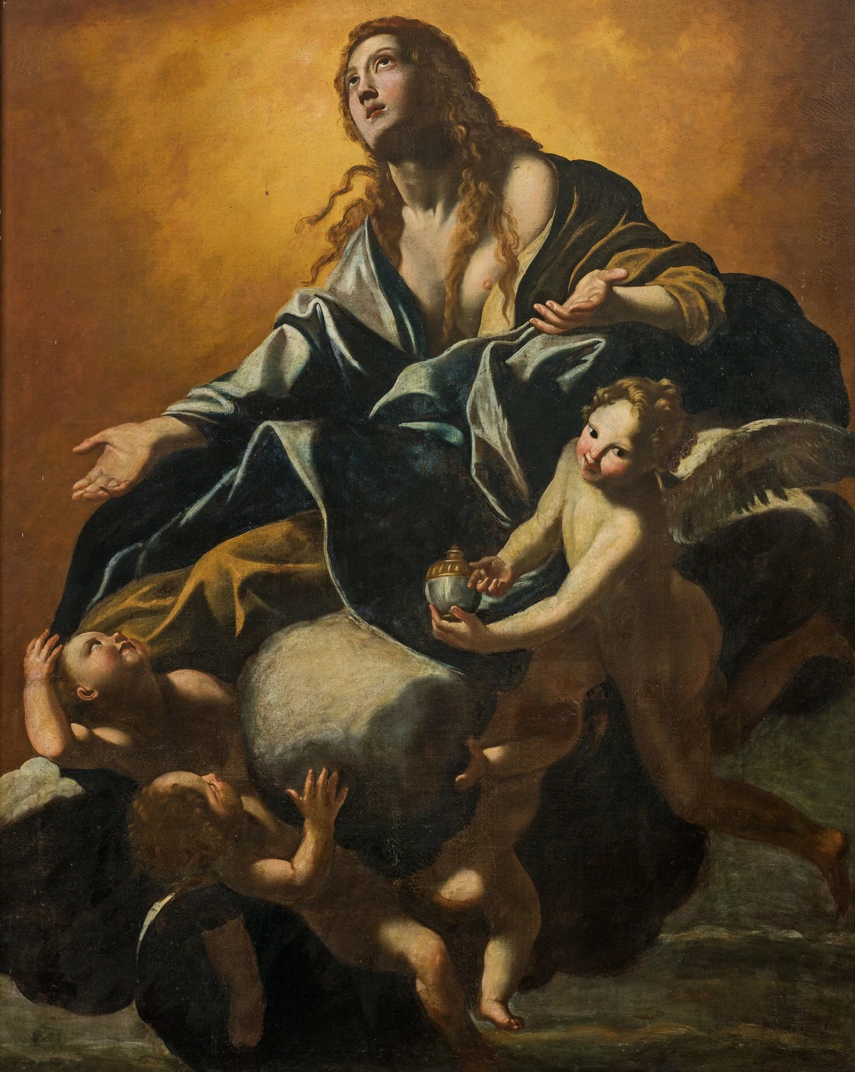 89-Maddalena in gloria sorretta dagli angeli 